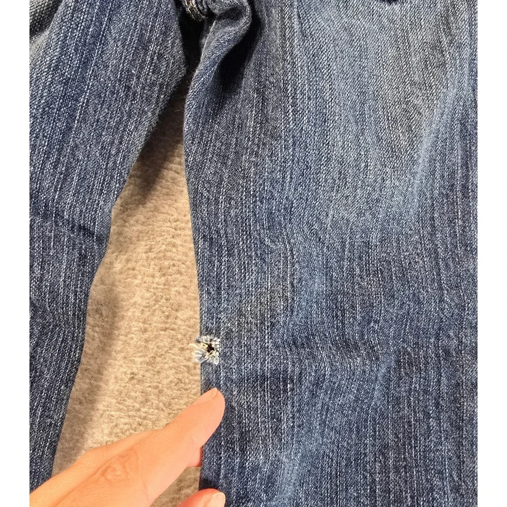 Genuine Kids by OshKosh Girls 5T Dark Wash Floral Embroidered Flare Jeans Target